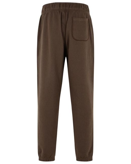 New Balance Brown Cotton Trousers