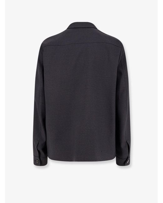 Gucci Blue Wool Shirt/Jacket for men