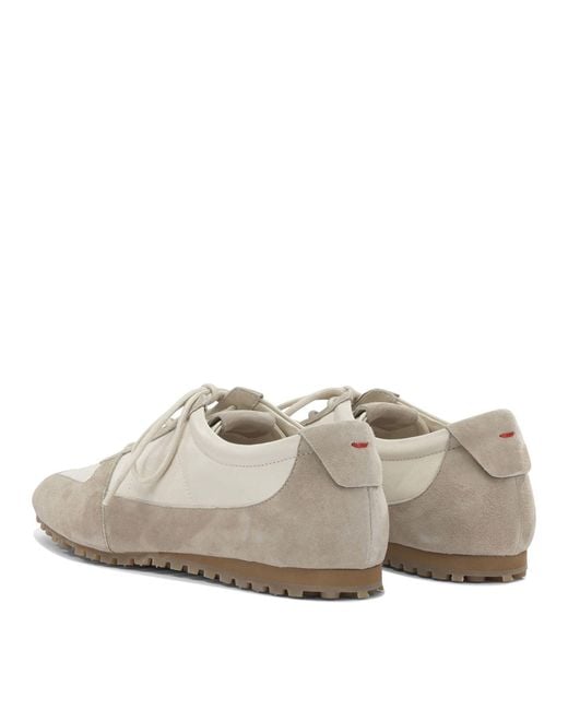 Aeyde Gray "Uma" Low Sneakers