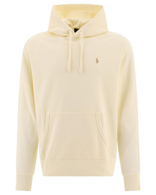 Polo Ralph Lauren Natural Cotton Loopback Hoodie for men