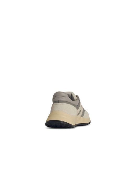 Hogan White Hyperlight Leather Blend Sneakers for men