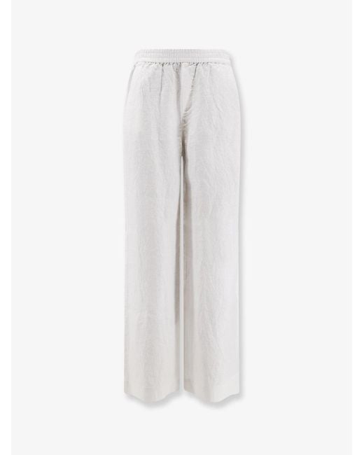 Closed White Linen Trousers