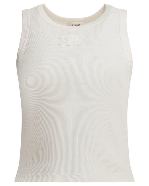 Women's White Cotton Top