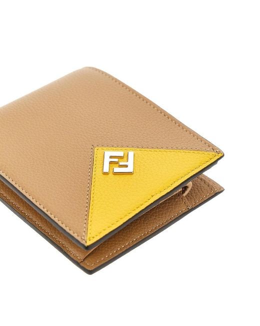 Fendi Natural Grained Leather Lui' Wallet for men