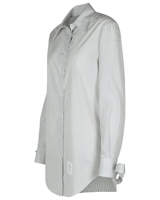 Thom Browne Gray Long Shirt for men
