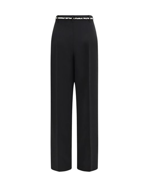 Max Mara Black Belted Elegant Pants
