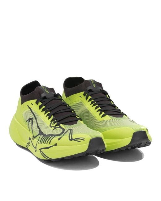 Arc'teryx Green "Silan 2" Low Sneakers for men