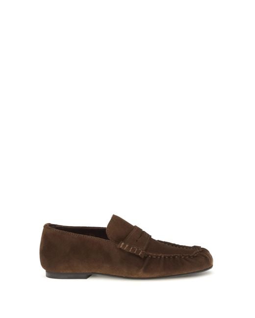 Alohas Brown Aven Suede Loafers