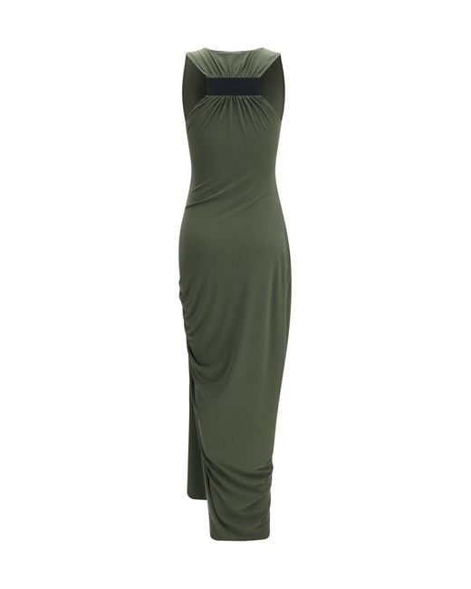 Coperni Green Long Fitted Dress