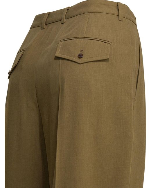 Céline Green Trousers