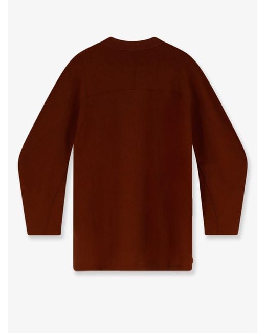 Loro Piana Brown Neem Cotton And Cashmere Sweater