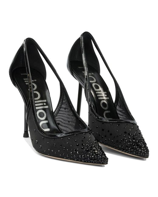 Ninalilou Black Heeled Shoes