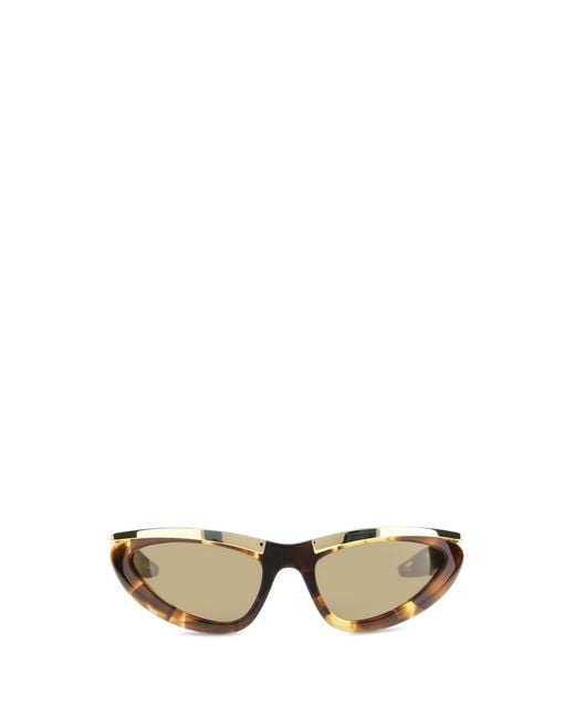 Bottega Veneta Metallic Prisma Cat-Eye Sunglasses