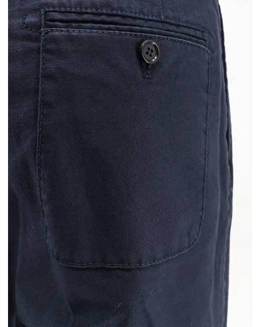 Aspesi Blue Trousers Cotton for men