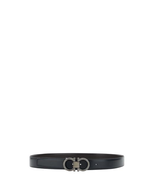 Ferragamo White Belts E Braces for men