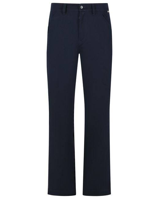 Burberry Blue 'Arthur' Cotton Pants for men