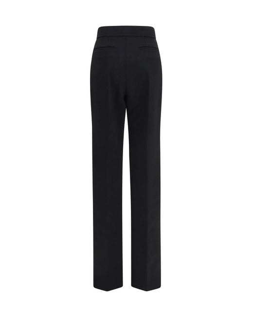 Valentino Black Wool Flare Pants