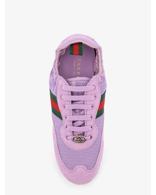Gucci Purple Shift Trainers