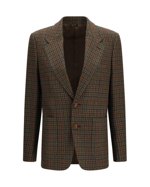Women's Green Hedland Blazer Colourful Tattersall