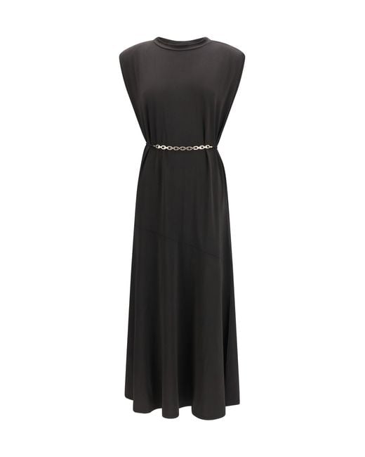 Pinko Black Jersey Dress Alexiana