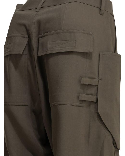 Rick Owens Gray "Stefan" Cargo Pants for men