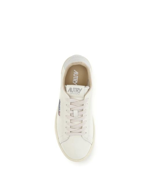 Autry Natural Dallas Low Leather Sneakers Msh/Msh