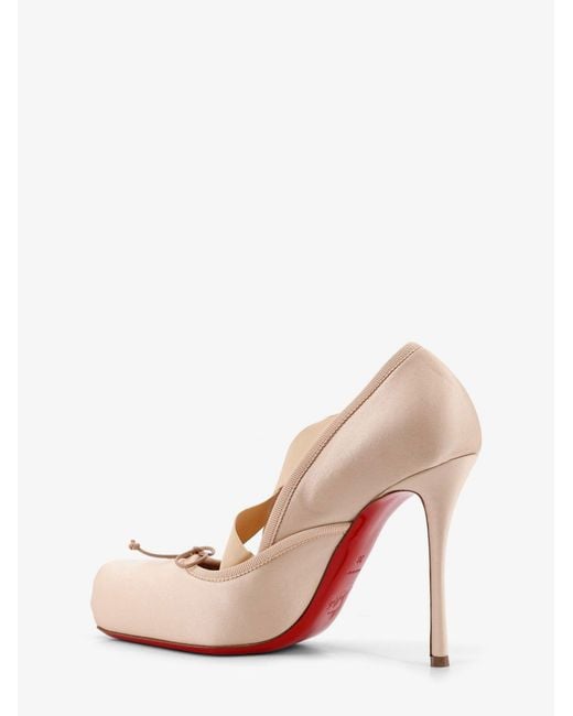 Christian Louboutin Pink Cassia Nodo Satin Pumps