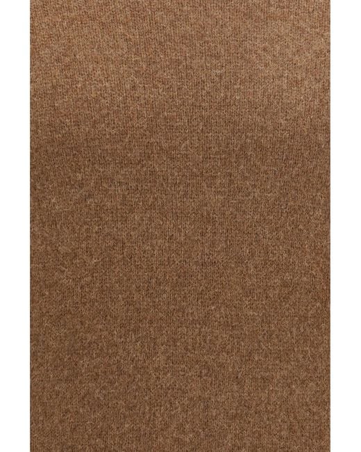 Roberto Collina Brown Wool And Camel Sweater for men