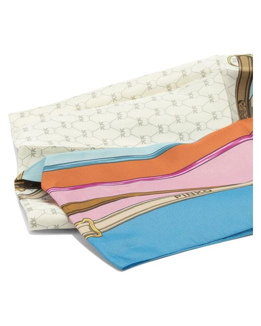 Pinko Blue Scarves & Silk Scarves