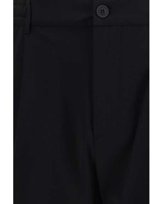 Cruna Black Trousers Mitte for men