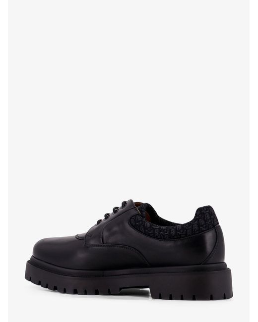 Dior Black Dior Dh Dexpii Leather Lace-Up for men