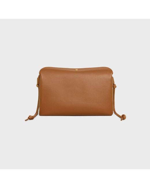 Céline Brown Trio Flap Small Shoulder Bag