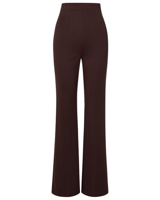 Sportmax Brown Wide Trousers