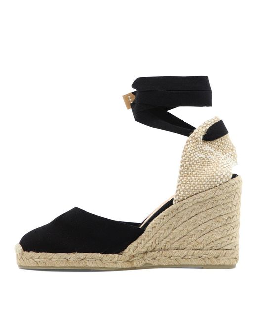 Castaner Black "carina" Espadrilles