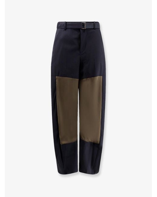 Sacai Blue Rtw Lana/Poliestere/Cupro