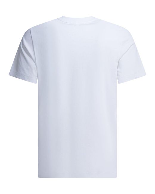 Moncler White Crewneck T-Shirt for men