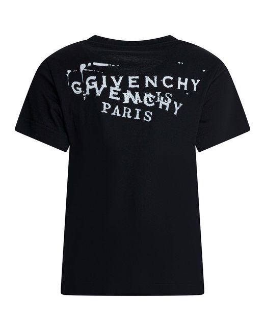 Givenchy Black "Fitted" Crew-Neck T-Shirt