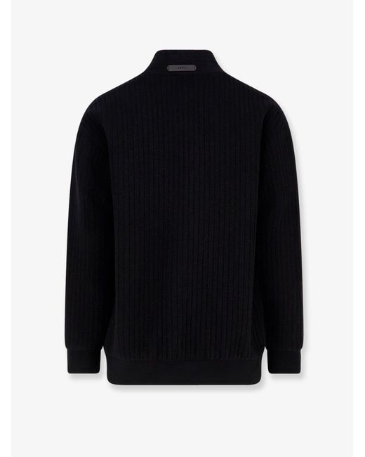 Hevò Blue Cimino Virgin Wool Coat for men