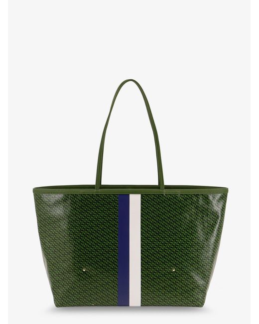 Tory Burch Green The Racer Tote Shoulder Bag