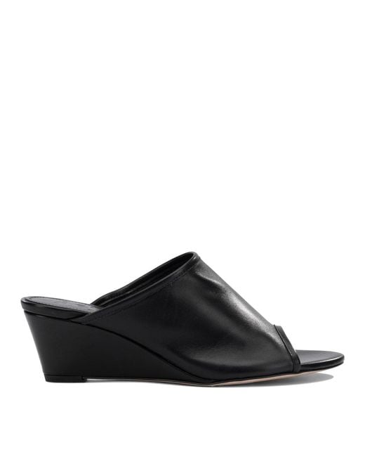 Aeyde Black "Suzanne 50 Mm" Heeled Sandals