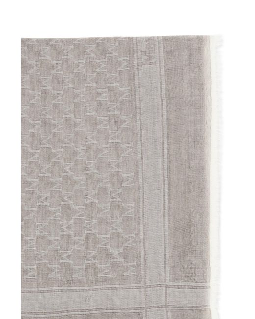 Max Mara Gray Mxaora Scarf