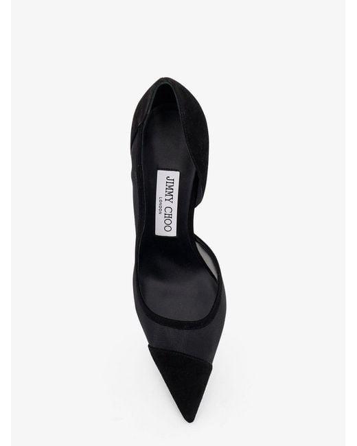 Jimmy Choo Black Brigitte 100 Suede Décolleté