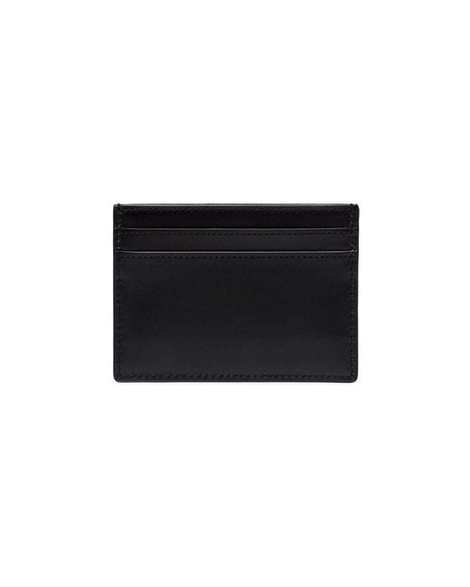 Saint Laurent Black Cassandre Card Case for men