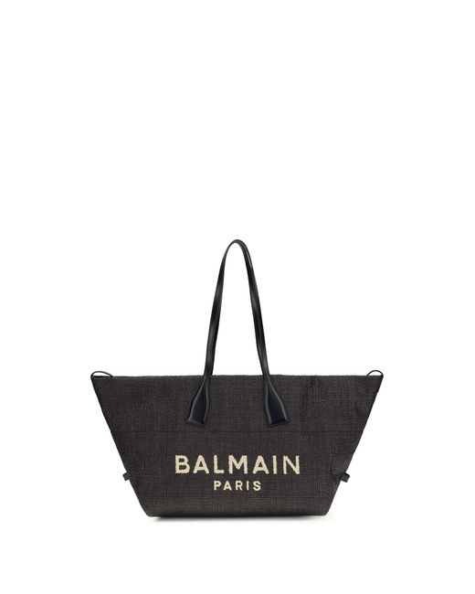 Balmain Black Track Shoulder Bag