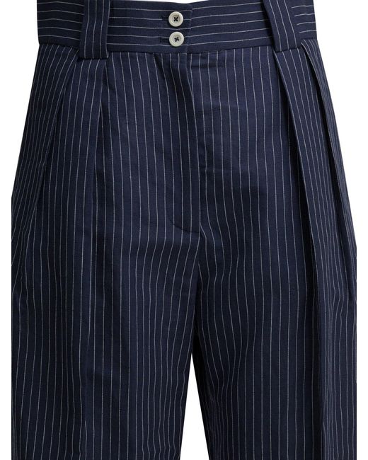 Ines De La Fressange Paris Blue Trousers
