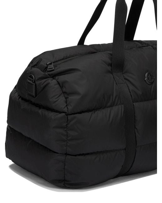 Moncler Black "Caradoc" Travel Bag for men