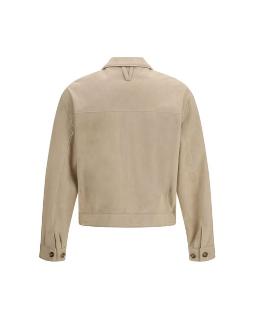 Valstar Natural Bomber Jacket Suede for men