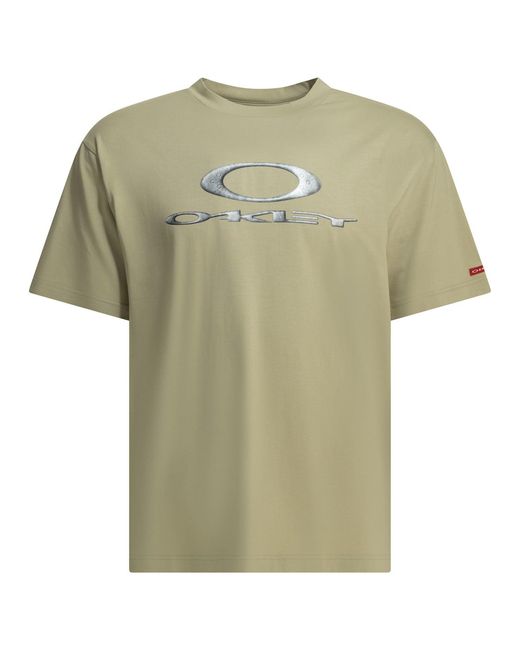 OAKLEY FACTORY TEAM BY BRAIN DEAD Green Oakley Factory Team X-Metal 3.0 Tee for men