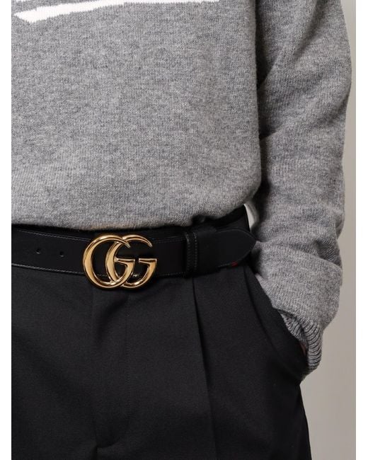 Gucci White Leather Belts E Braces for men