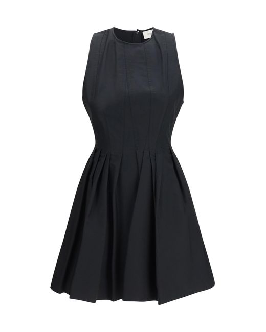 Max Mara Black Dress Sleeveless Cotton